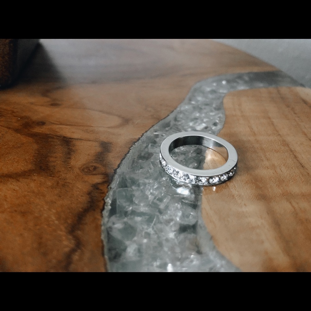 Sterling silver CBZ ring
